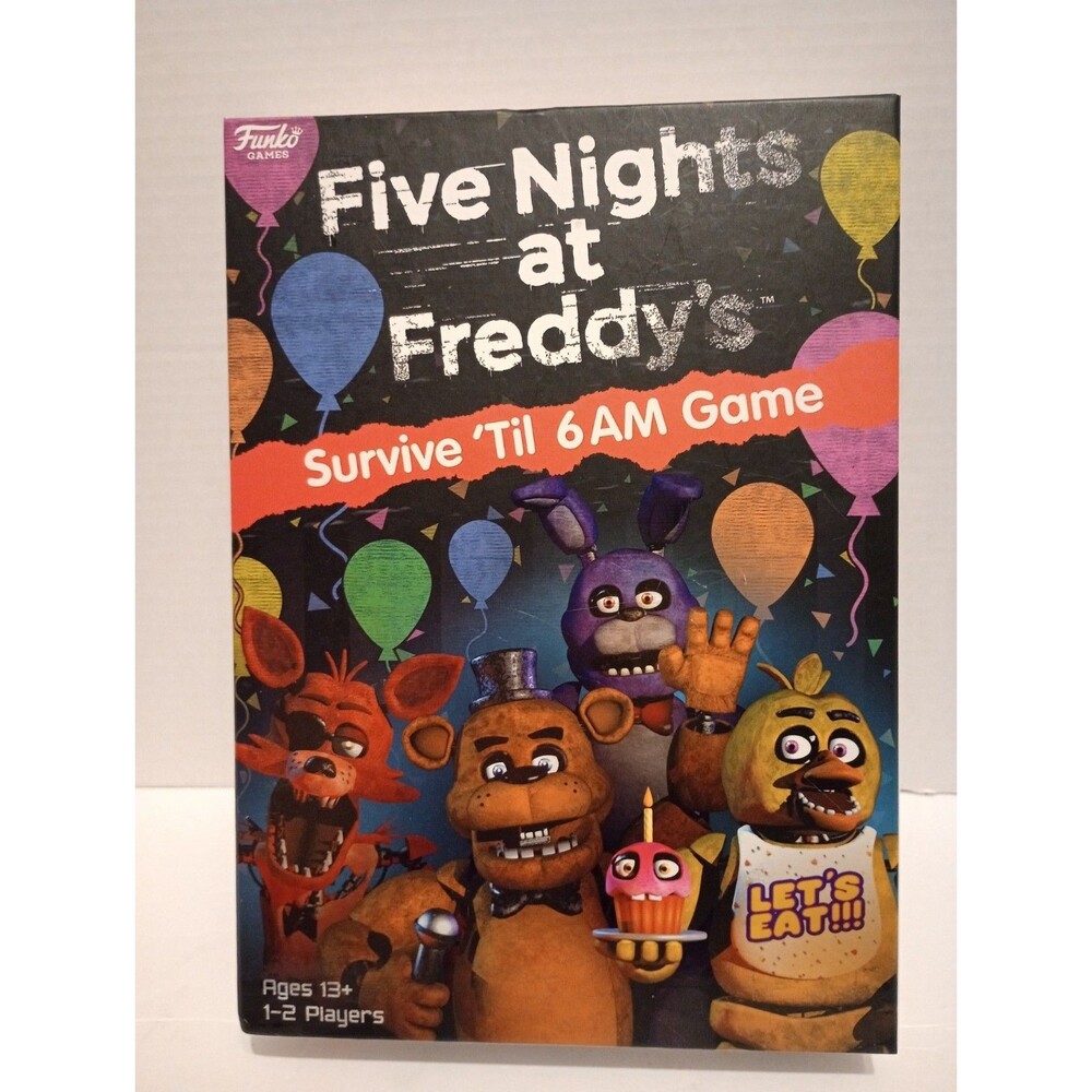 Five Nights at Freddy's Board Game SURVIVE 'TIL 6 AM FNAF Board game Funko